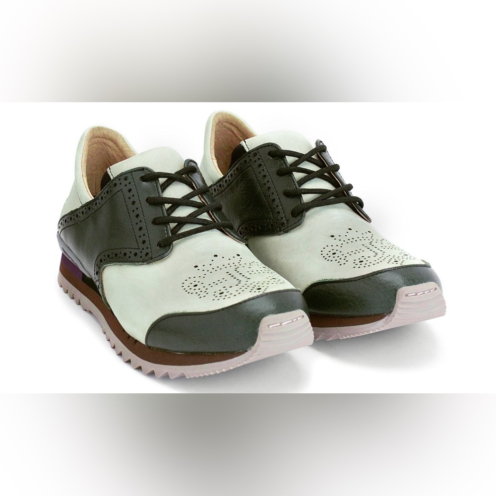 John Fleuvog Training Paths Pidgin Derby Sneakers in Brogue